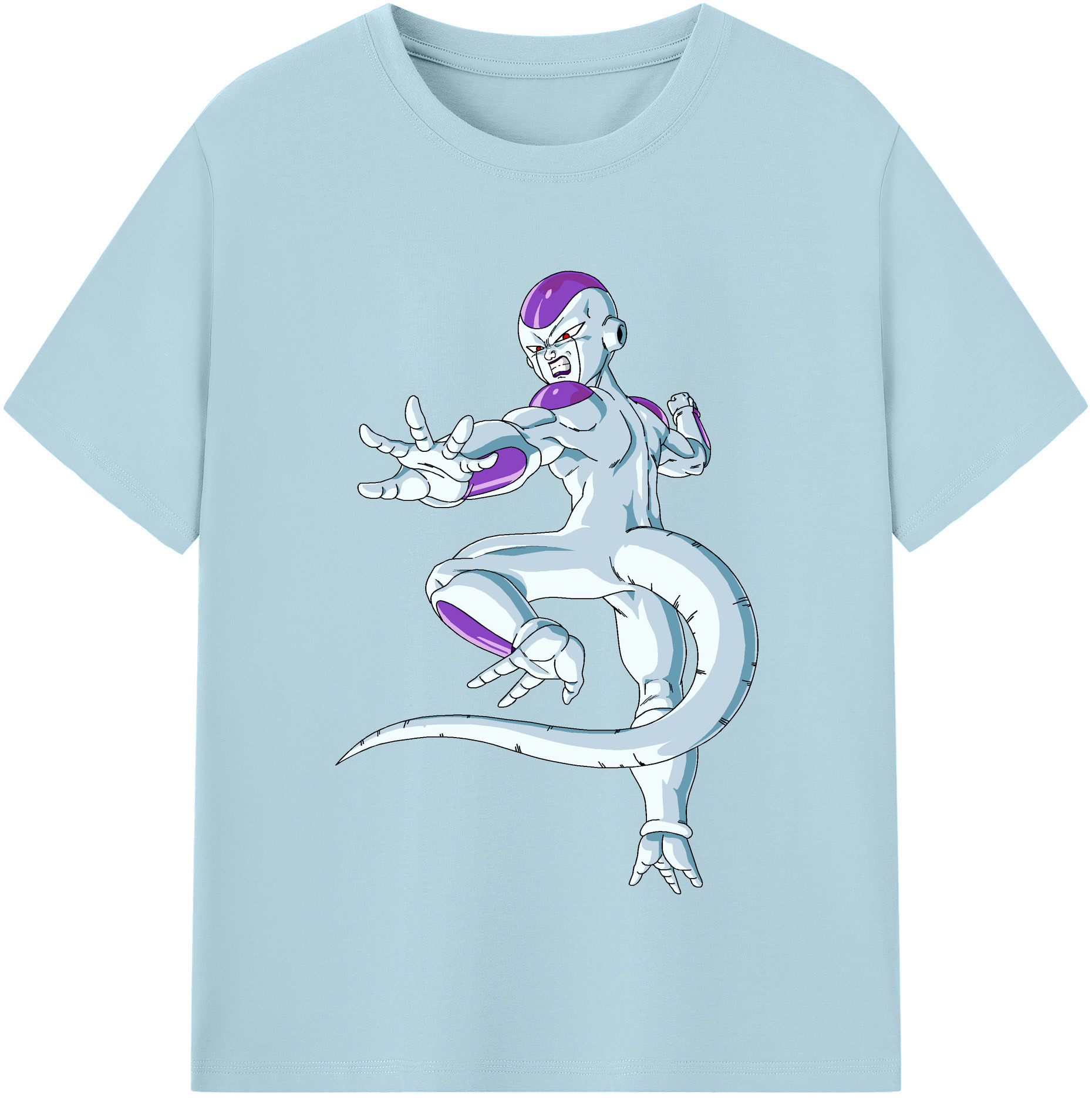 （画像用） ドラゴンボール フリーザ DRAGON BALL Frieza 綿100％半袖Tシャツ（フロントプリント）